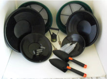 Load image into Gallery viewer, SE Black Deluxe Gold Classifier & Gold Pan Panning Kit