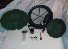 Load image into Gallery viewer, S2 Green Starter Kit Gold Classifier Screen & Gold Pan Panning Kit