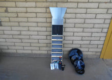 Load image into Gallery viewer, BLA6  50" Folding Aluminum Sluice Box & Gold Pan Kit with Black Pans