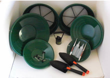 Load image into Gallery viewer, SE Green Deluxe Gold Classifier & Gold Pan Panning Kit