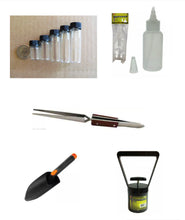 Load image into Gallery viewer, SE L2 Green Gold Pan Panning Kit ! Pans Magnet, Vials, Sniffer, Tweezer & Trowel