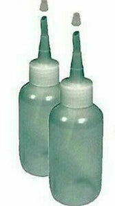 2 Pack of 4oz Gold Pan Panning Sniffer Snuffer Bottle
