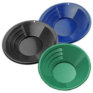 3 pack SE 12" PANNING GOLD PAN