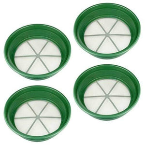 4pc CLASSIFIER SIFTING PANS 4 YOUR GOLD PANNING 1/2", 1/4", 1/8", 1/12"