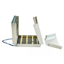 Load image into Gallery viewer, G2  50&quot; Folding Aluminum Sluice Box &amp; Gold Pan Kit with Mini Classifiers
