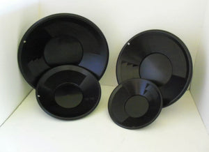 4pc SE 8", 10", 12"  & 14" PANNING Black GOLD PANS