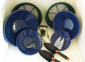SE Blue Deluxe Gold Classifier & Gold Pan Panning Kit