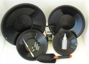 Black Gold Pan Panning Kit ! Pans Magnet, Vials, Sniffer, & More!