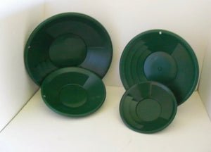 4pc SE 8", 10", 12"  & 14" PANNING Green GOLD PANS